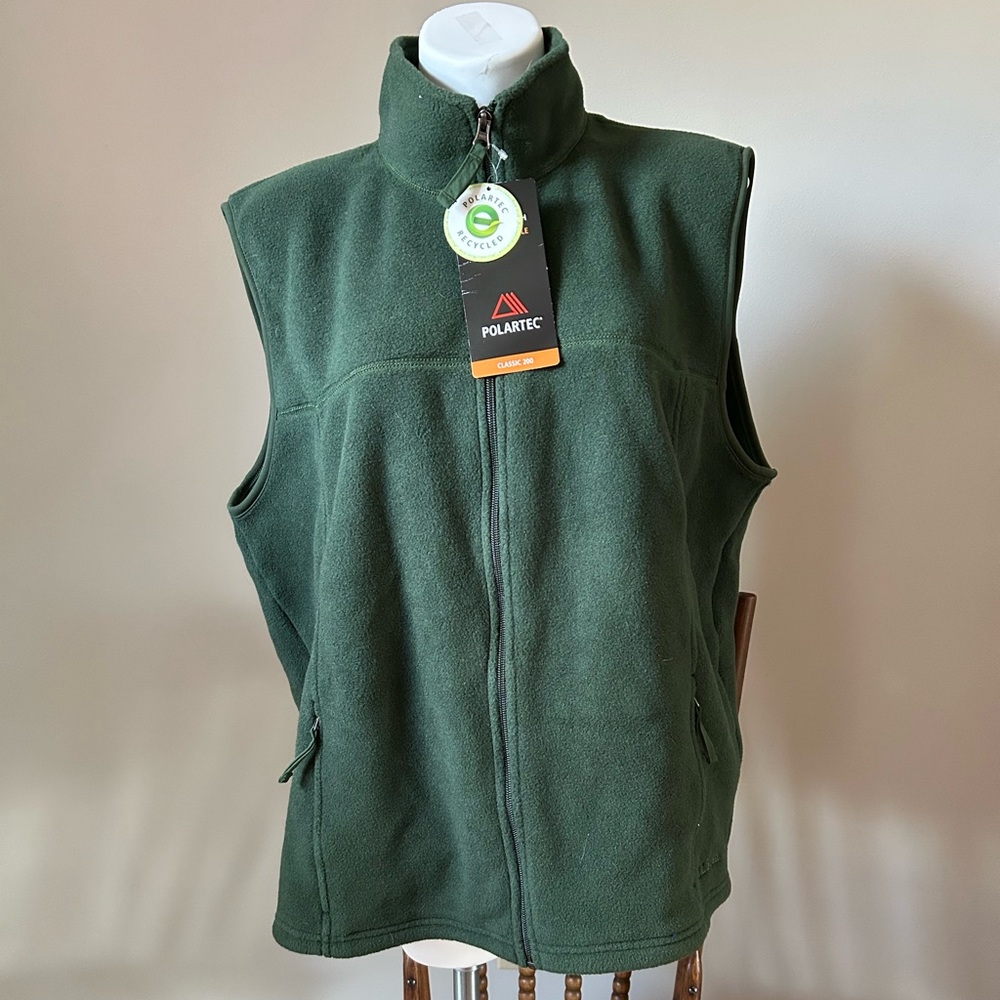 NWT LL Bean Polartec Fleece size large vest